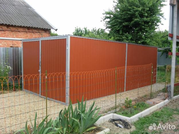 Гаражи новые пеналы оцинкованные эконом класс