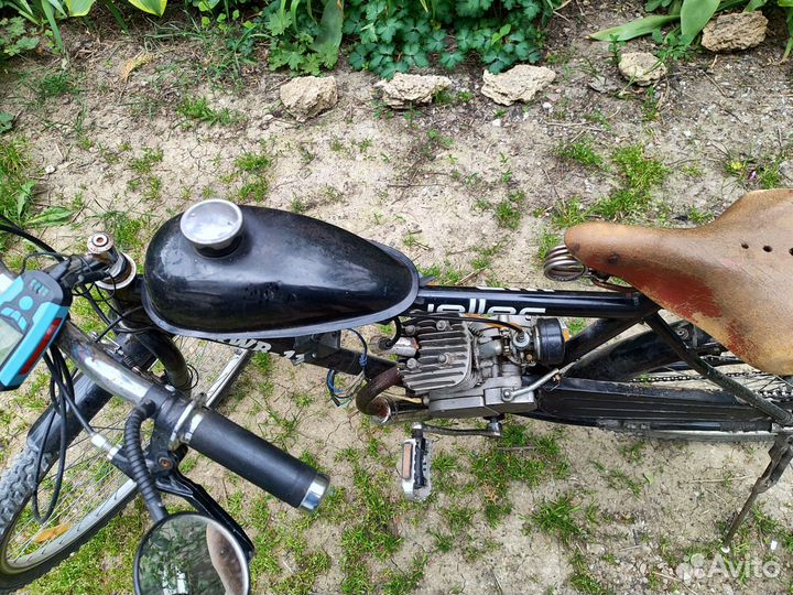 Велосипед взрослый с мотором F-80