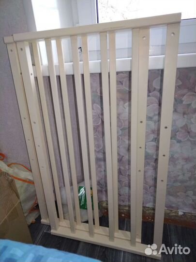 Детская кроватка трансформер круглая