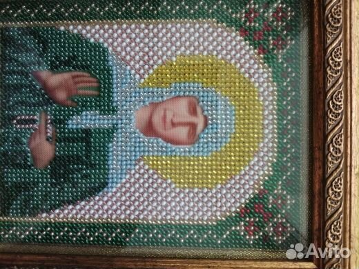 Икона вышитая бисером