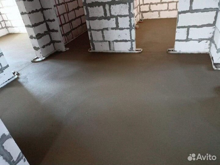 Стяжка пола полусухая Заливка