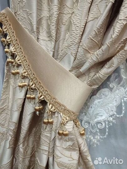 Шторы/портьеры на два окна оаэ