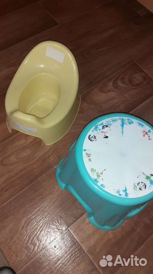 Горшок и подставка