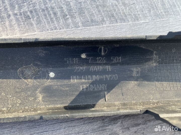 BMW 1 e 81 накладка бампера