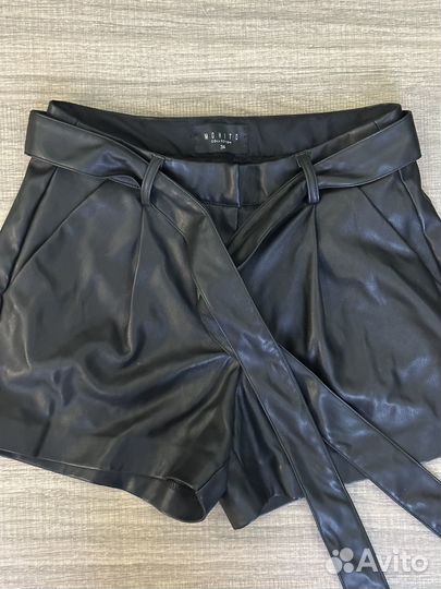 Шорты из экокожи mohito