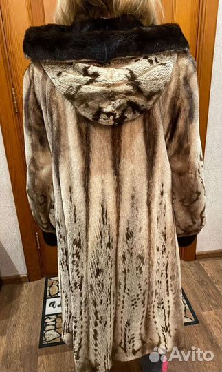 Шуба норковая с капюшоном новая 46-48