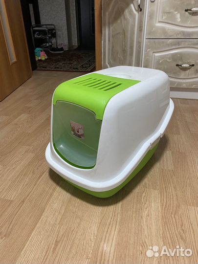 Кошачий туалет домик
