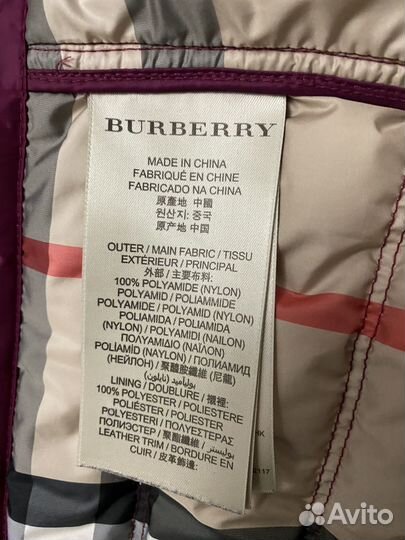 Жилет Burberry оригинал