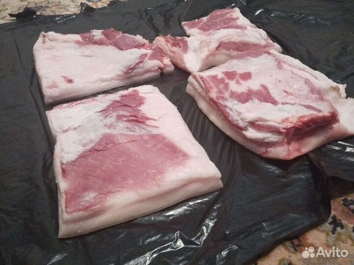 Мясо, сало домашнее