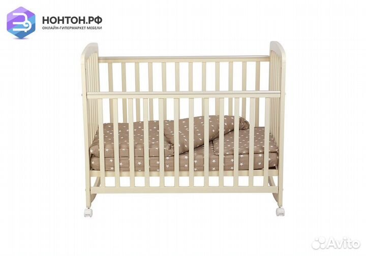 Кроватка детская Simple 304 бежевая