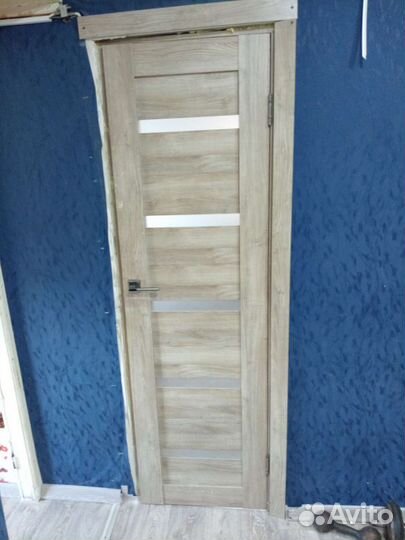 Межкомнатные двери бу 60 см с коробкой