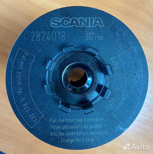 Фильтр масляный scania Euro6 2824017
