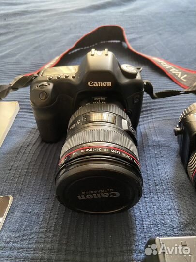 Фотоаппарат Canon EOS 5D и 2 объектива, комплект