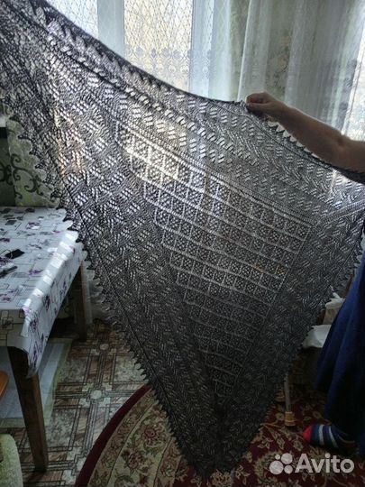 Вязаная косынка