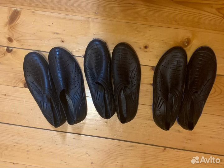 Тапочки резиновые для плавания и рафтинга