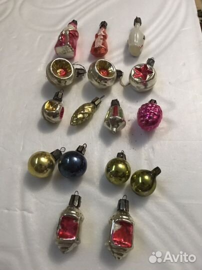 Елочные игрушки СССР малютка