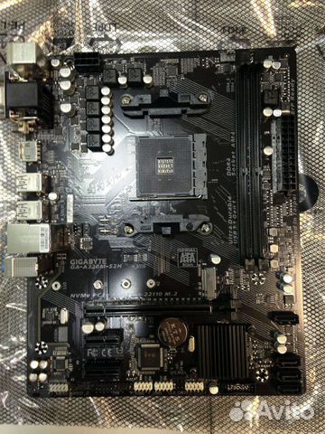 Материнская плата gigabyte GA-A320M-S2H V2 купить в Ефремове ...
