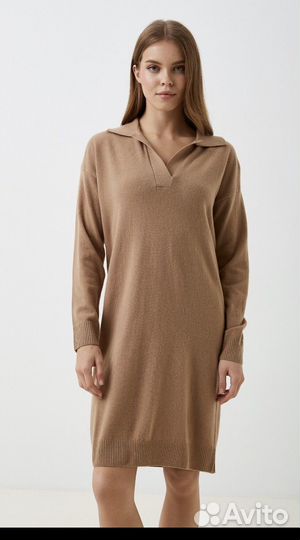 Платье из шерсти Massimo Dutti Benetton D.Exterior