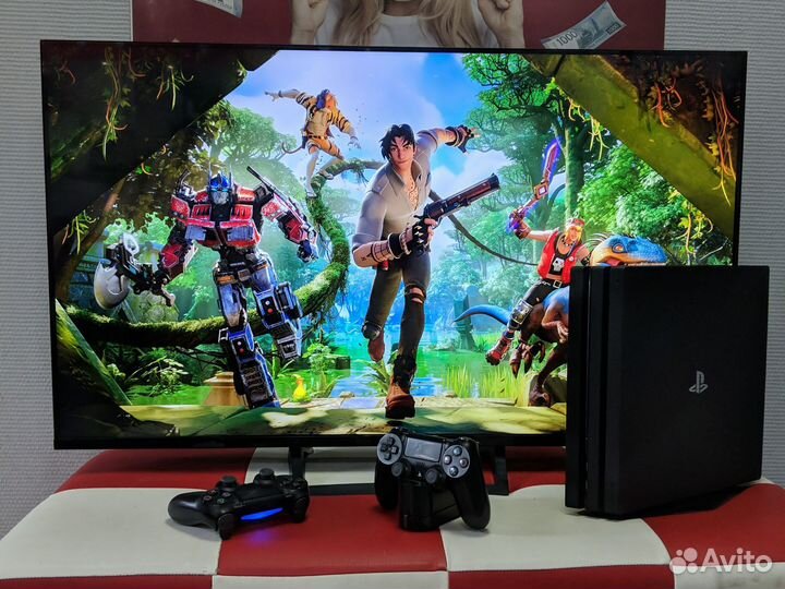 Игровая приставка Sony PS4 Pro 1Tb + 2 джойстика