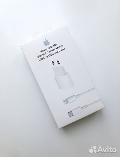 Быстрая зарядка для iPhone 20w + Lightning