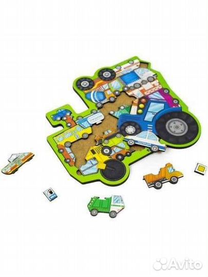 Развивашка вкладыш деревянная