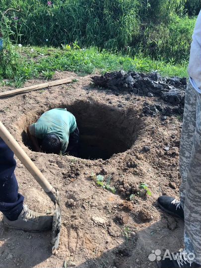 Копка колодца,траншеи, чистка, углубление