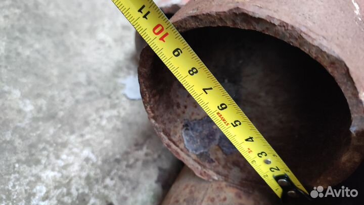 Труба металлическая 100 круглая бу