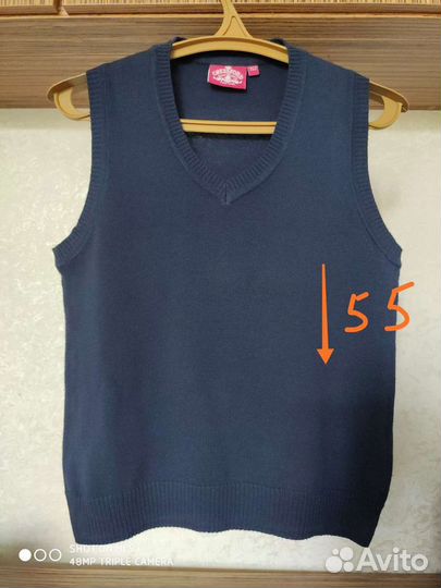 Жилеты школьные для мальчика, р.140-164