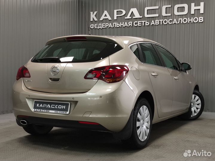 Opel Astra 1.4 AT, 2012, 137 248 км