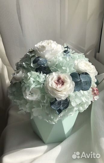 Композиция из стабилизированных цветов