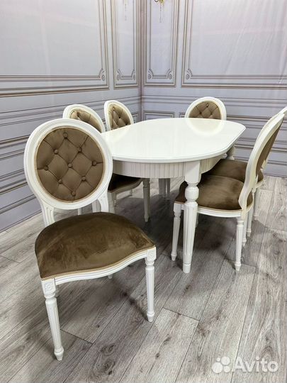 Комплект стол 6 стульев