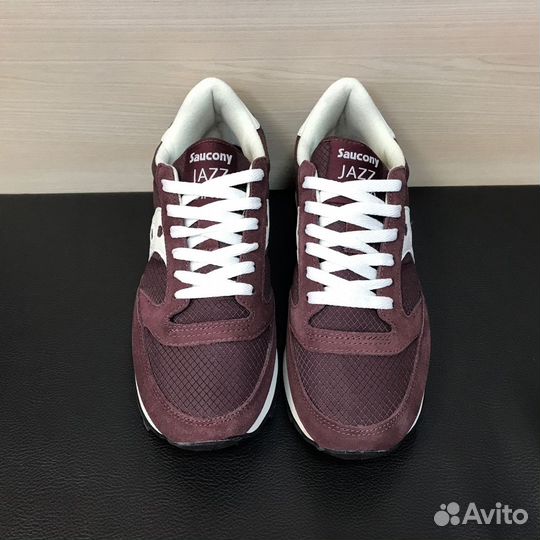 Кроссовки Saucony Jazz бордовые мужские