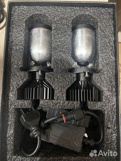 H4 LED mini линзы