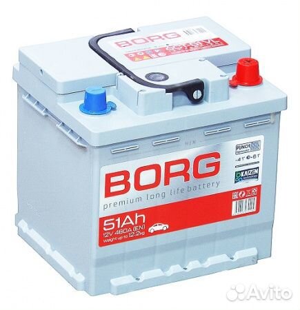 Аккумулятор на авто 51 Ач на Nissan Note