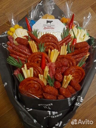 Мужской подарок, съедобный букет