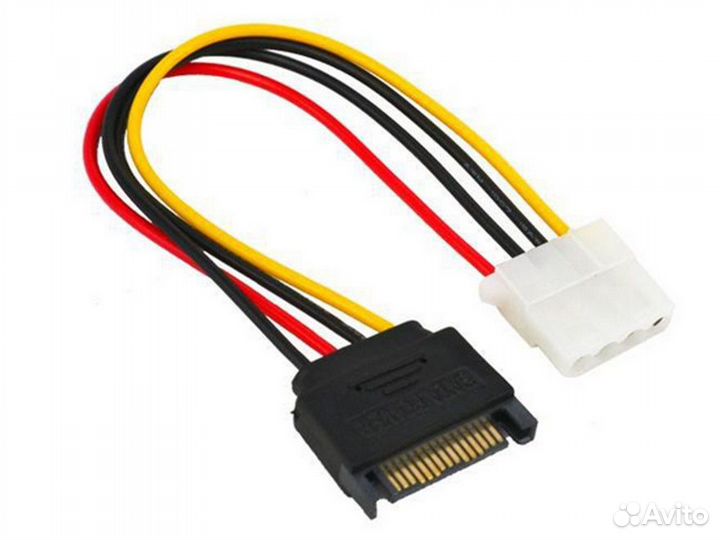 Переходники питания SATA, Molex, 6pin
