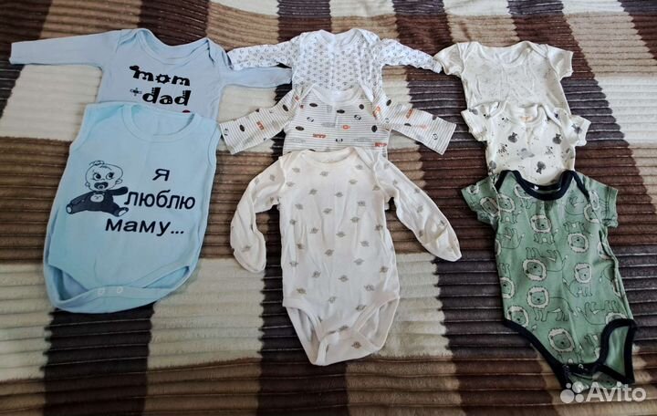 Вещи пакетом на мальчика от 3 до 6 мес