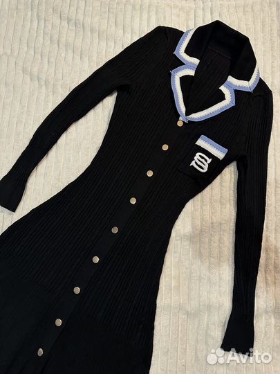 Платье трикотажное женское миди 46 48