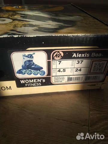 Ролики женские 37 (24см) K2 alexis BOA W объявление продам