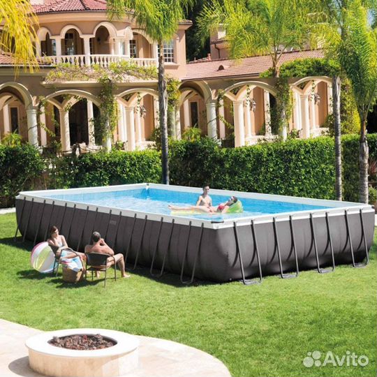 Кapкасный бассейн Intex 7.32 x 3.66 x 1.32м, 26368