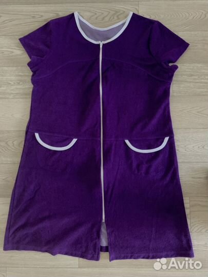 Новый махровый халат хлопок