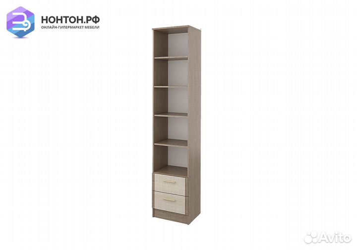 Шкаф однодверный с ящиками Юта крослайн карамель