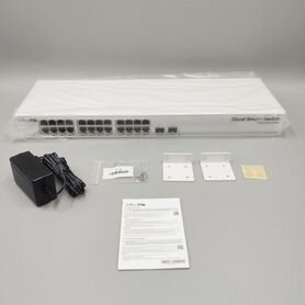 Коммутатор Mikrotik CSS326-24G-2S+RM