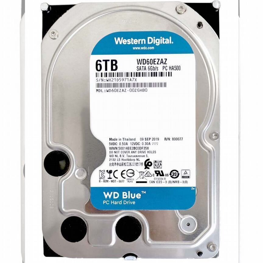 [WD60EZAZ] Жесткий Диск Western Digital Wd60ezaz 6tb Sata 3.5
