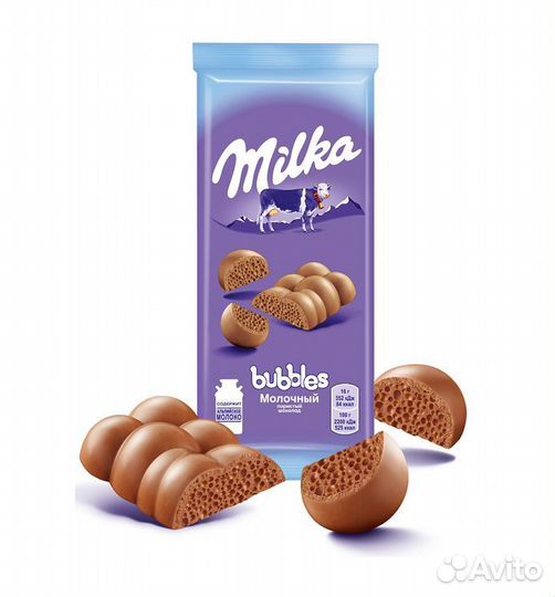 Шоколад Milka Bubbles Молочный 90 г