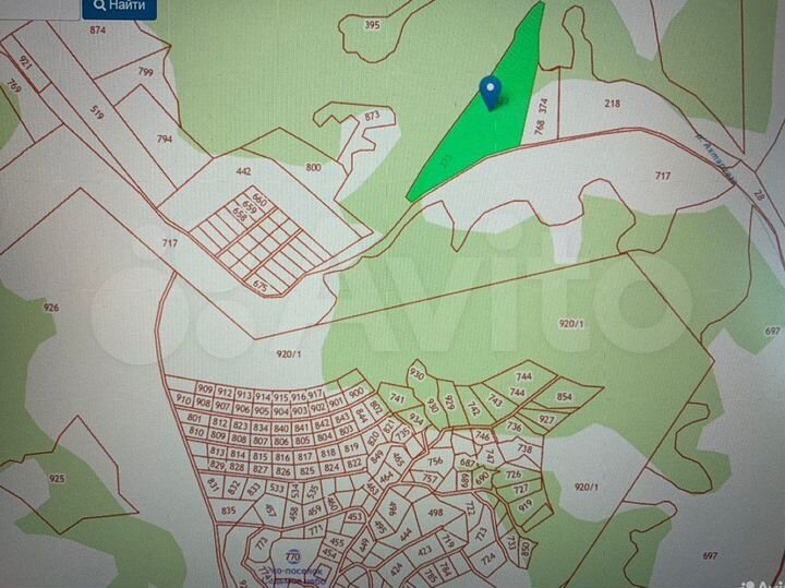 Участок 9,07 га (СНТ, ДНП)