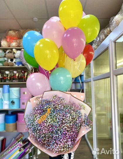 Букет из гипсофилы