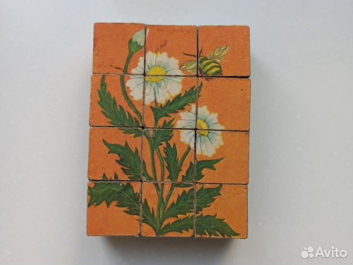 Детские кубики СССР