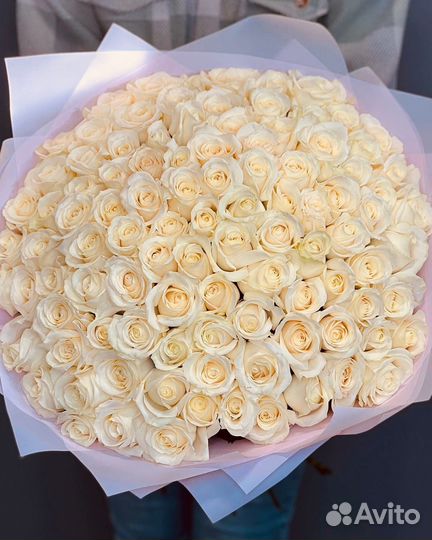Букет цветов - 25, 35, 51, 101 роза