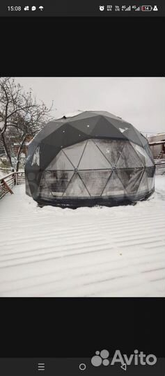 Купольный шатер глэмпинг сфера